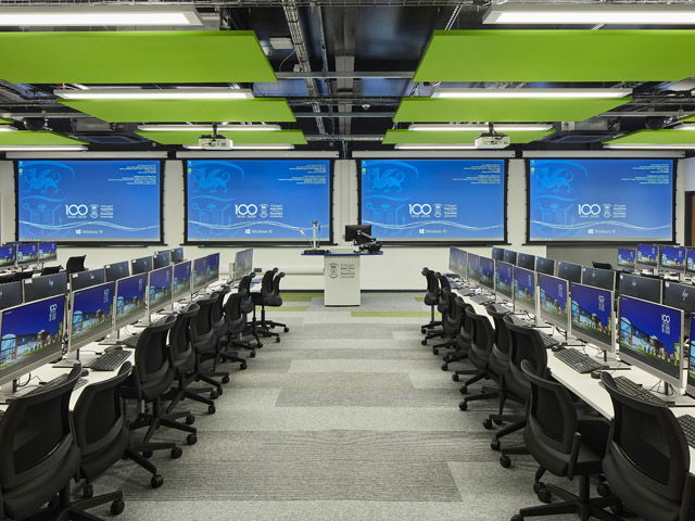 Higher education buildings