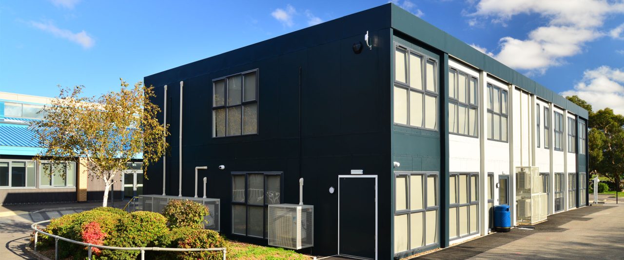 Image of a refurbished modular building