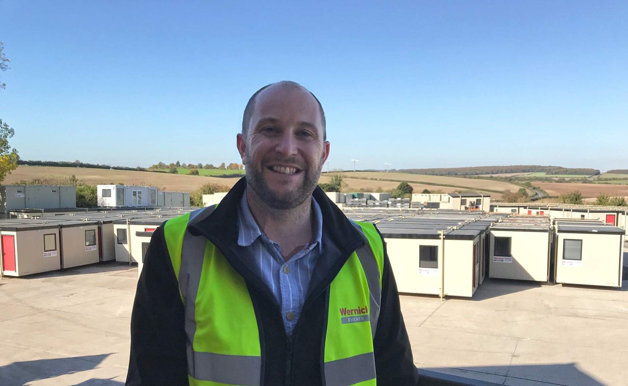 image of employee in the yard