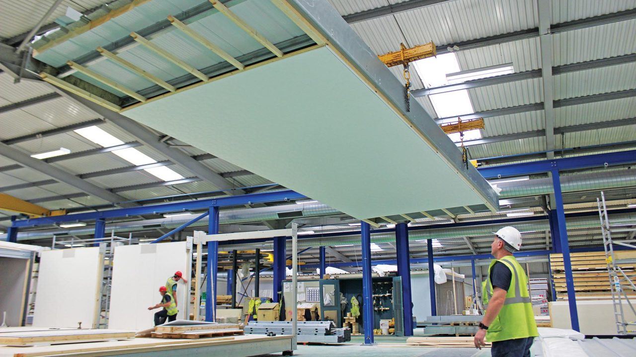 Wernick factory, Modular building construction