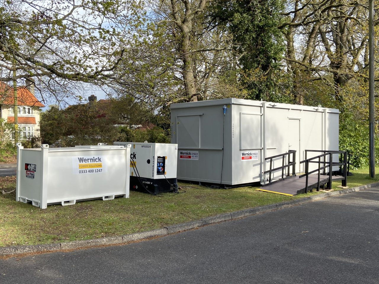 Wernick Events - Portable cabins for events Election cabins and polling stations