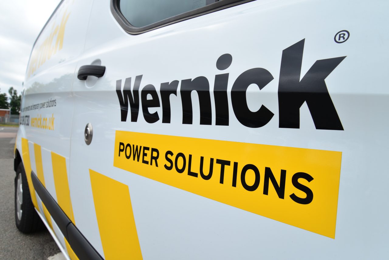 Wernick Power Solutions van