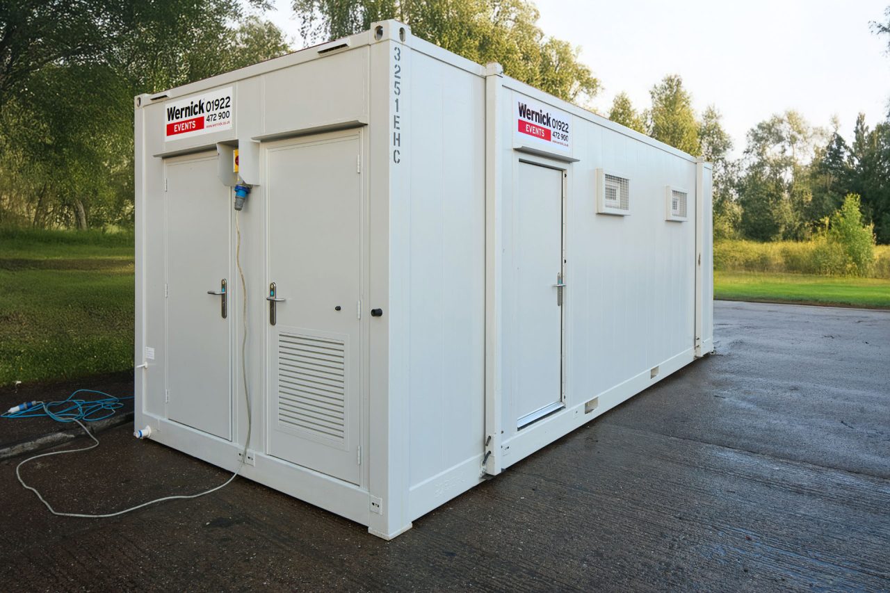 Wernick Events - Shower hire unit