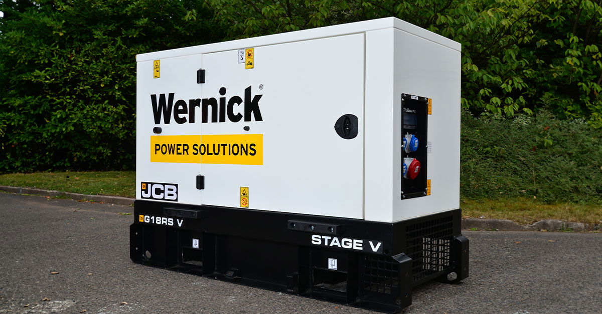 Wernick Power Solutions Stage V Generator
