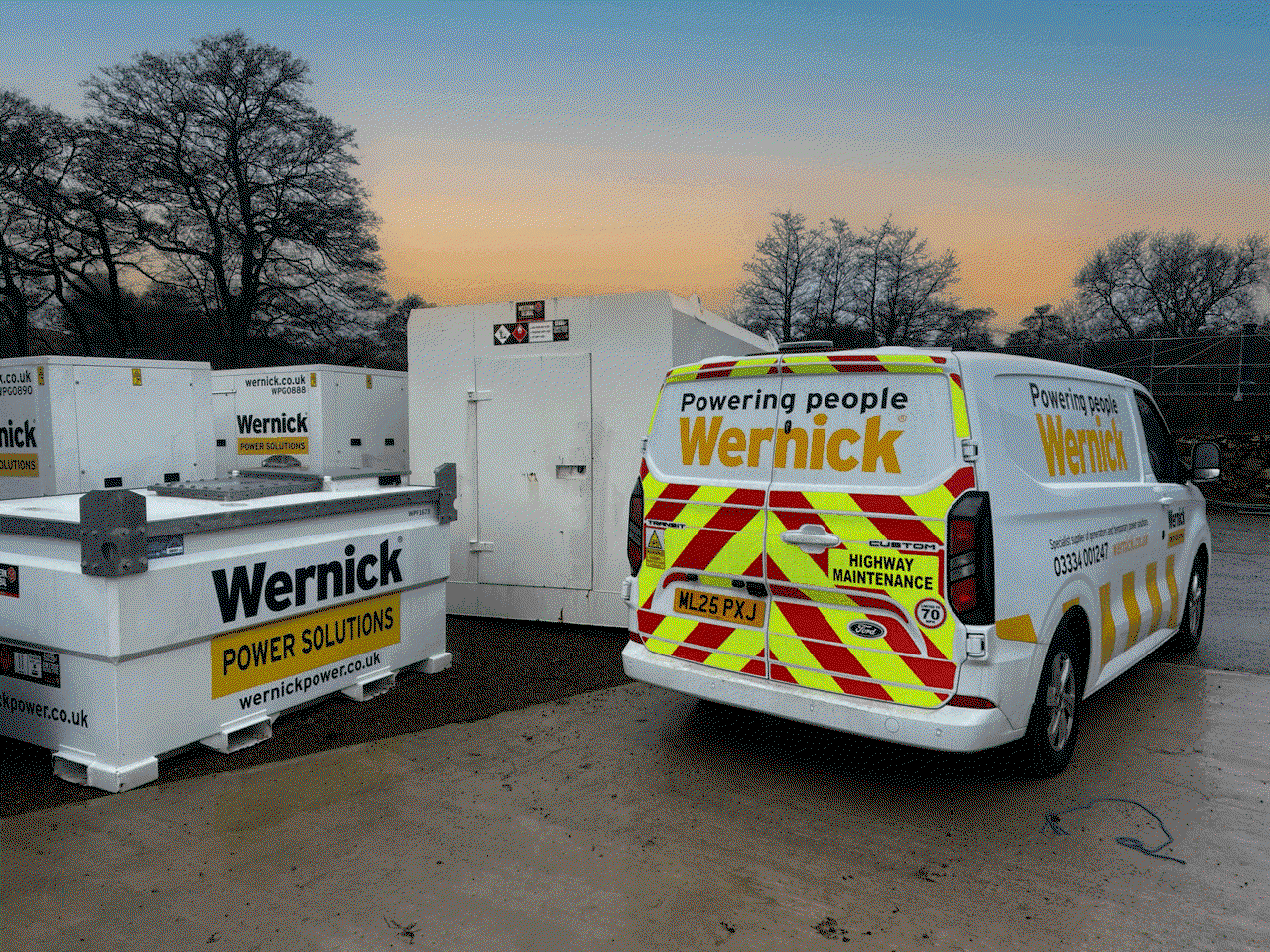 Wernick Power Solutions at Allendale Sewage Treatment Works