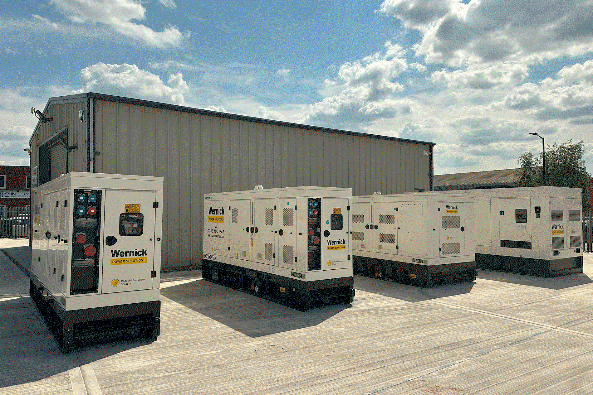 Wernick Power Solutions Stage V generators